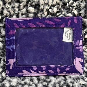 Vera Bradley Paisley Amethyst Card Case